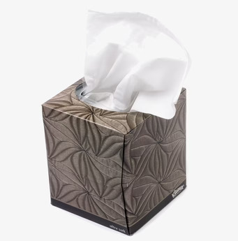 Bild av eleganta ansiktsservetter i jordnära toner