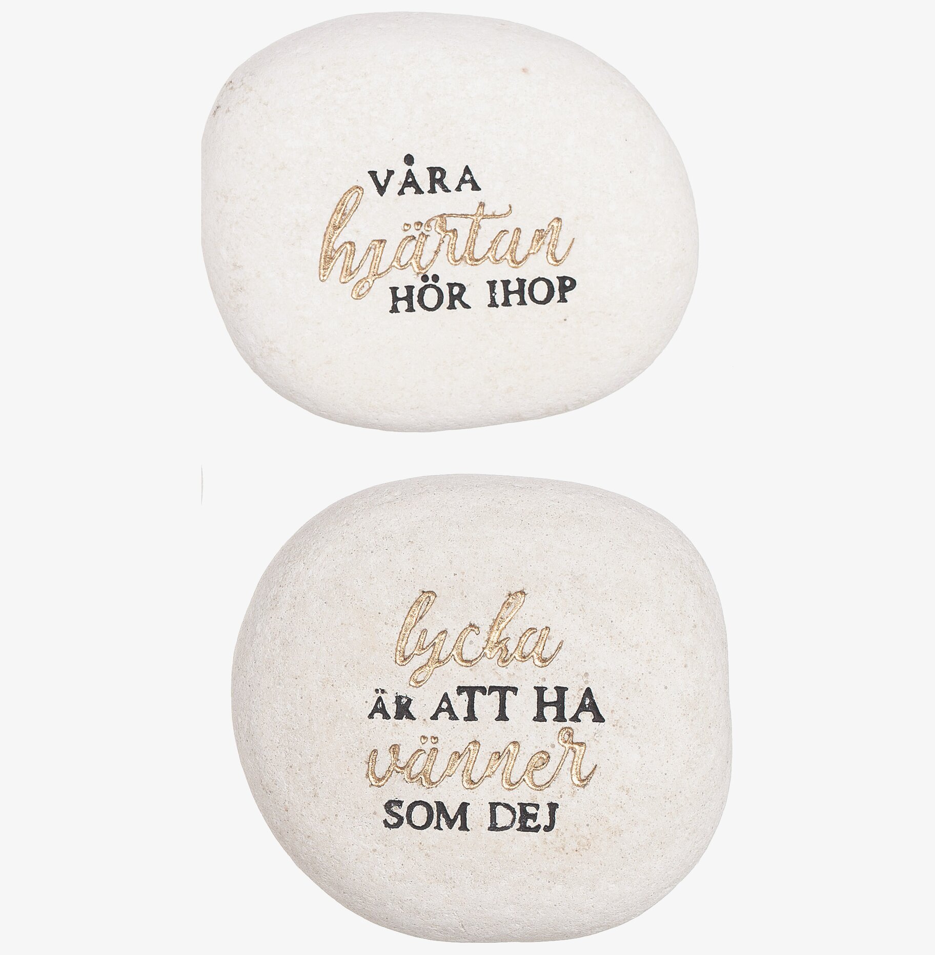 Sten Vit Graverad Med Text från Different Design