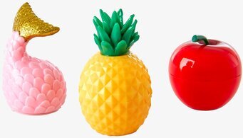 Bild av färgglada och fantasifulla läppbalsambehållare