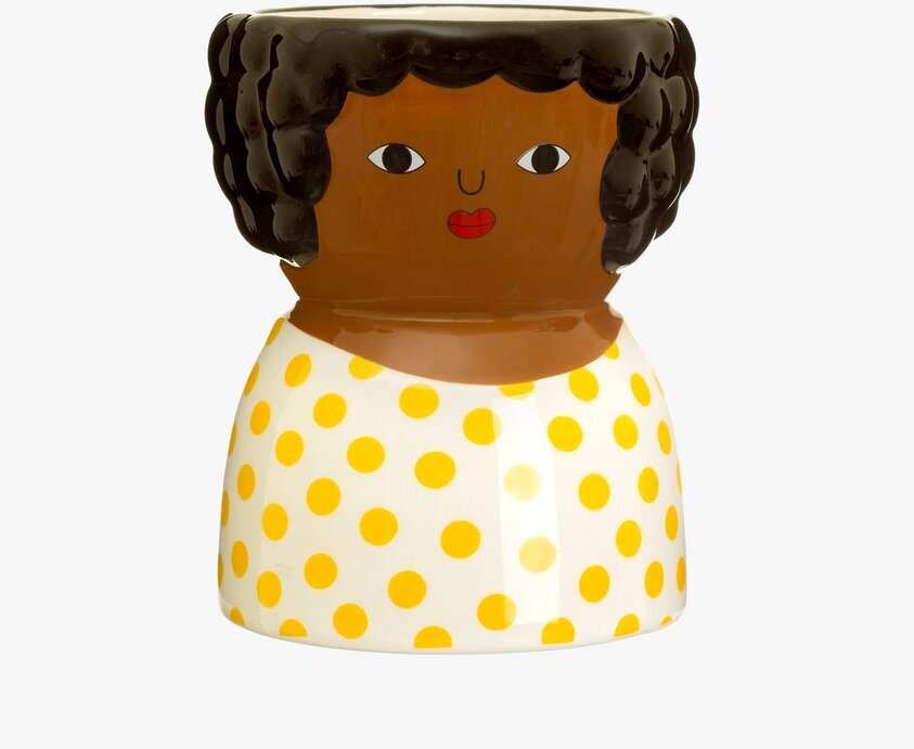 Kruka Chantelle från Sass & Belle med ansikte och klänning