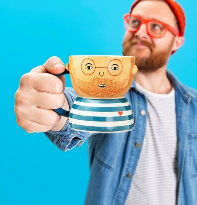 Bild av unik muggdesign med lekfull och modern touch