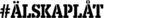 Logo varumärke Älskaplåt