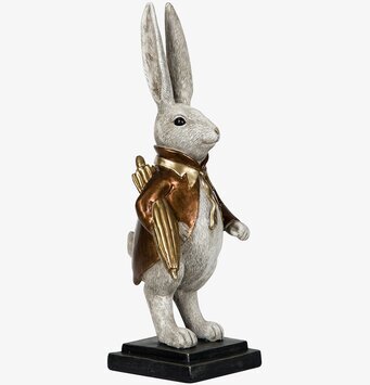 Bild av en elegant kaninfigur i stående position