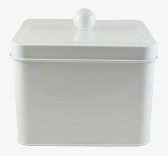 La Shelf, Lollipop Rektangulär förvaringslåda i vit metall