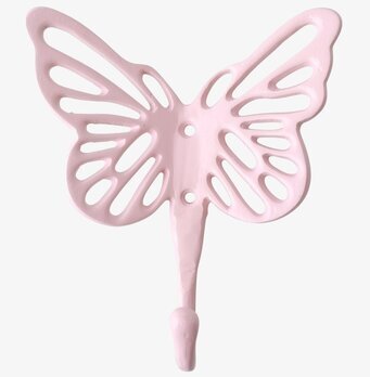 Bild av pastellrosa fjärilskrok med stilren design