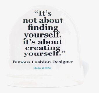 Bild av en unik snöglob som inspirerar och dekorerar