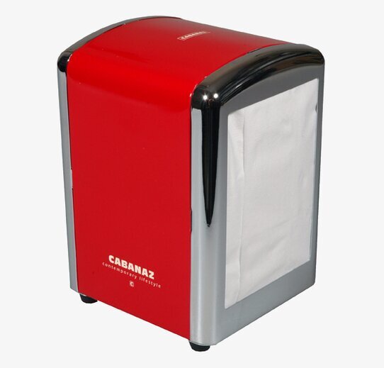 Bild av rött servettställ - stilrent och funktionellt design