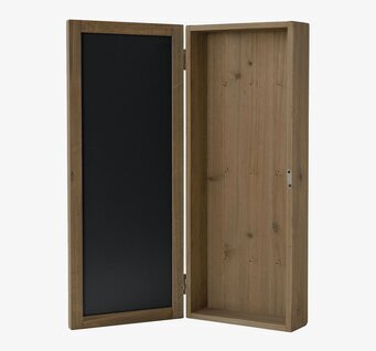 Bild av stilrent nyckelskåp med spegellucka