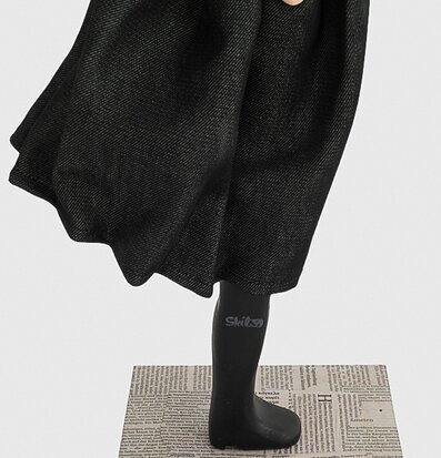 Bild av en elegant bordslampa med konstnärlig design