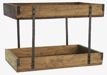Bild av rustik tvåplanig bricka för stilren inredning