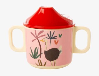 Bild av söt och praktisk babymugg med djungelmotiv