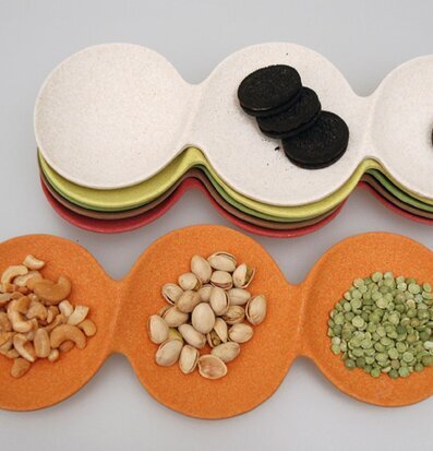 Serveringsskål Trippel från Zuperzozial i olika färger