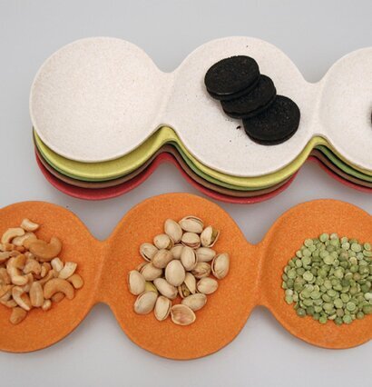 Serveringsskål Trippel från Zuperzozial i olika färger