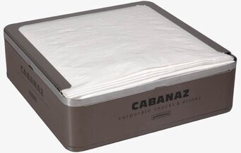 Bild av stilrent och robust servettställ i stålgrå färg