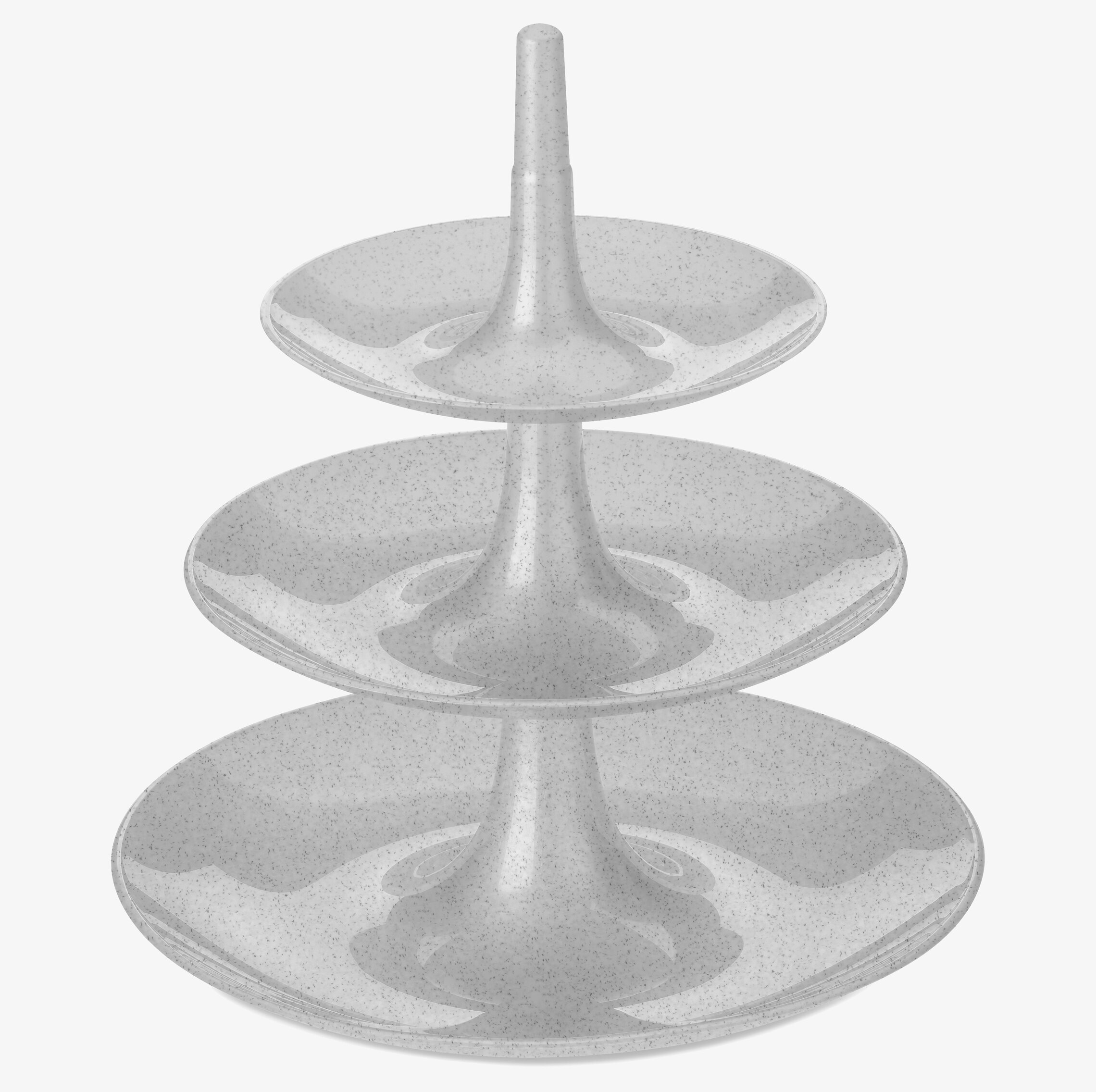 Babell Kakfat/Våningsfat Organic Grey Large från Koziol