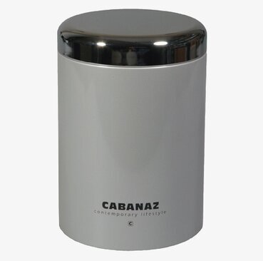 Förvaringsburk M stålgrå från Cabanaz, elegant och praktisk