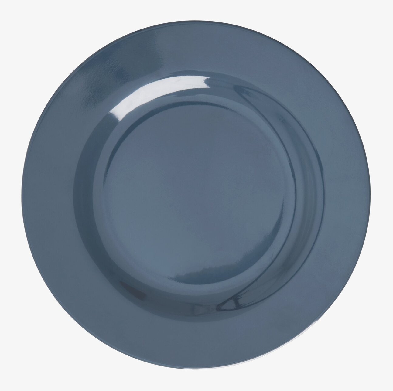 Assiett Melamin Dark Grey från Rice i minimalistisk design