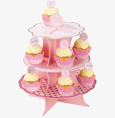 Kakfat Pink N Mix från Talking Tables med cupcakes