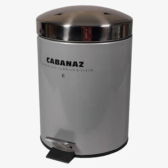 Bild av stilren pedalhink i stålgrå färg och modern design