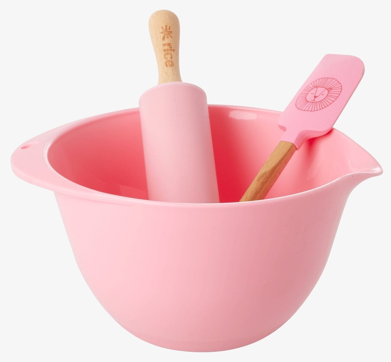 Bild av rosa bakset med praktisk och lekfull design