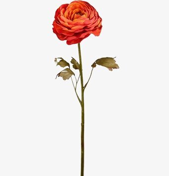 Bild av konstgjord ranunkel med realistiska detaljer