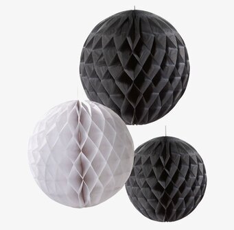 Bild av dekorativa svartvita honeycombs i harmonisk design