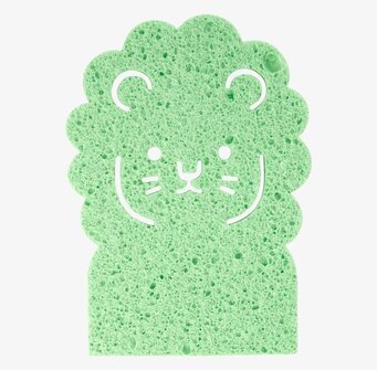 Bild av lekfull lejonformad svamp för kök och badrum