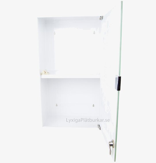 Medicinskåp röd från Derriére la porte, robust och stilren