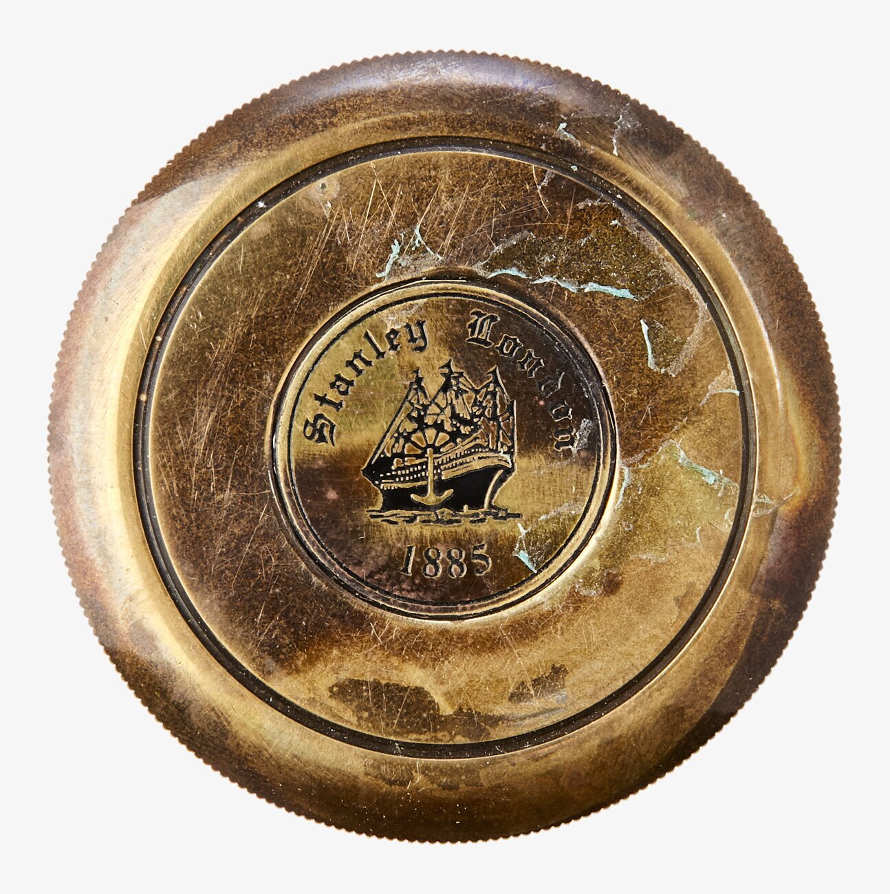 Globetrotter Kompass Mässing från Affari med graveringar