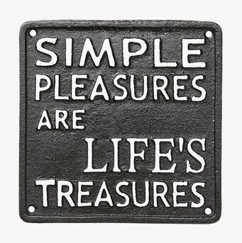 Bild av vintage skylt med inspirerande budskap