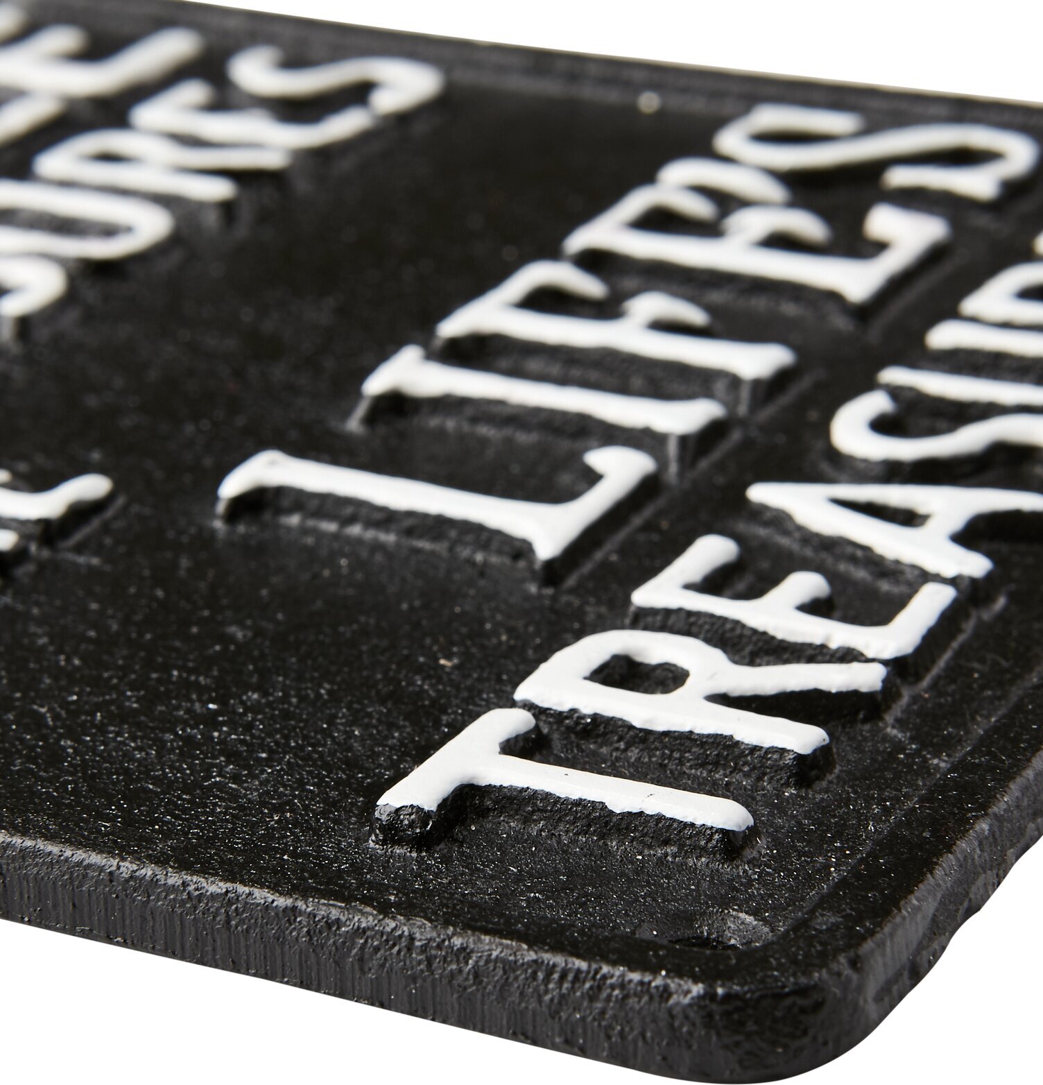 Facia Skylt Simple Pleasures från Affari med tydlig text