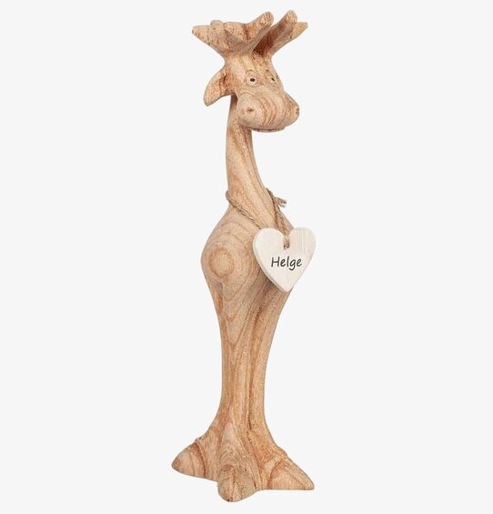 Foto av unik älgskulptur med intrikata detaljer