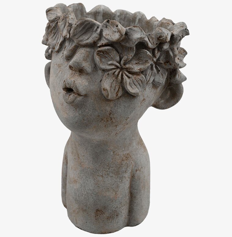 Kruka Adam Large från Miljögården i form av en byst