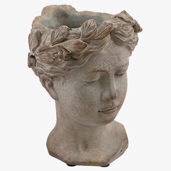 Foto av dekorativ kruka med antik och rustik känsla