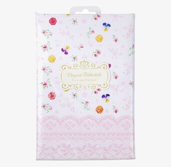 Bild av förpackning med blommigt och elegant mönster