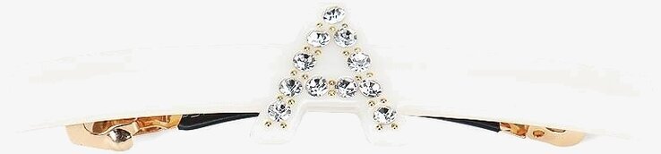 Hårspänne Letter A från Ella Agency med glimrande stenar
