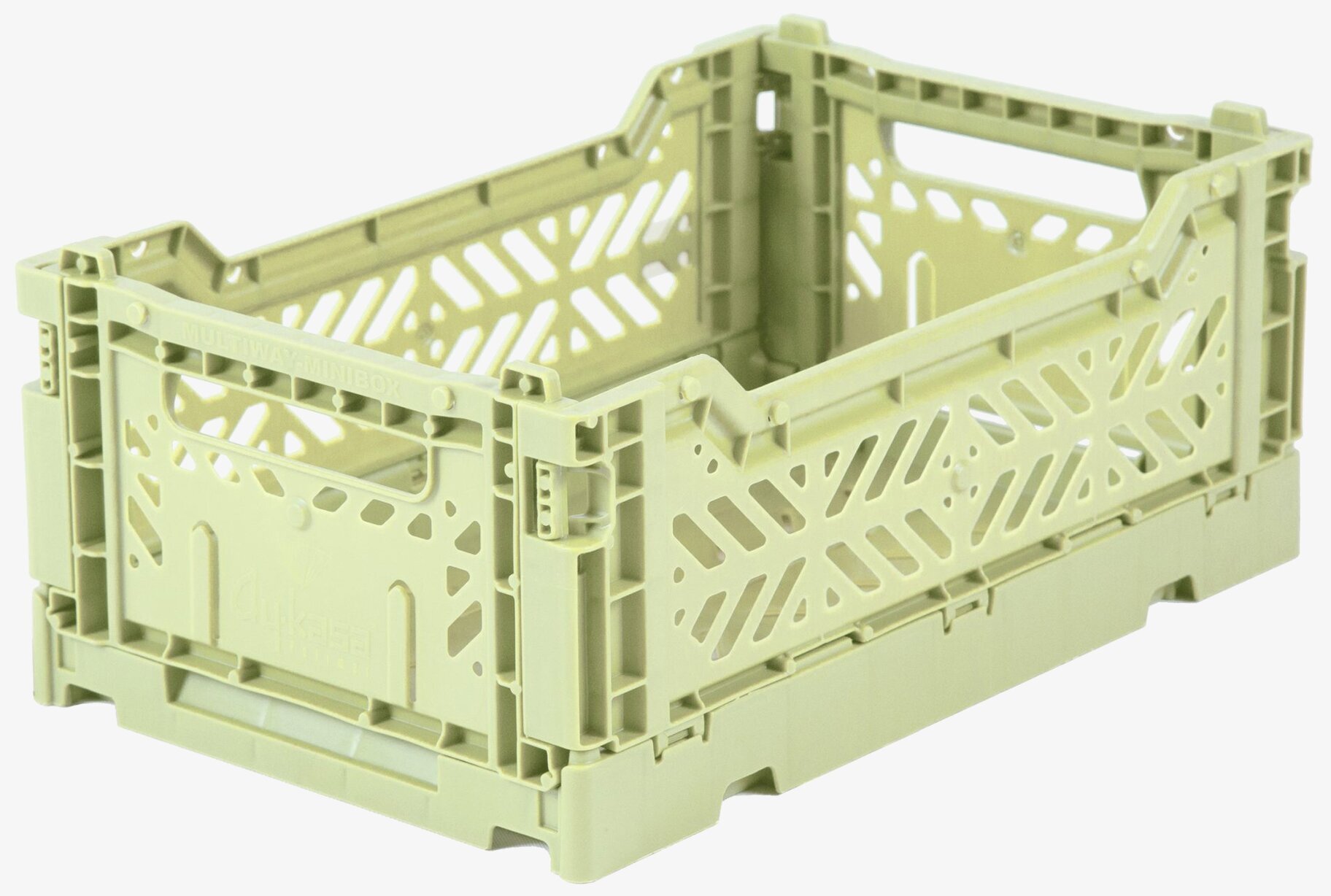 Förvaringsback Mini Melon från Aykasa i ljusgrön plast