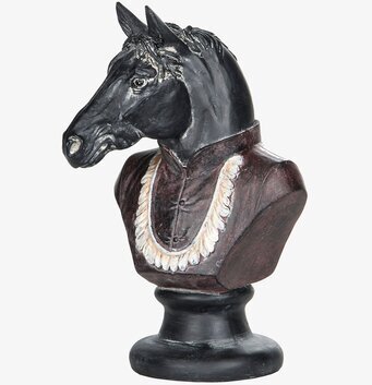 Bild av detaljrik hästskulptur med kreativ design
