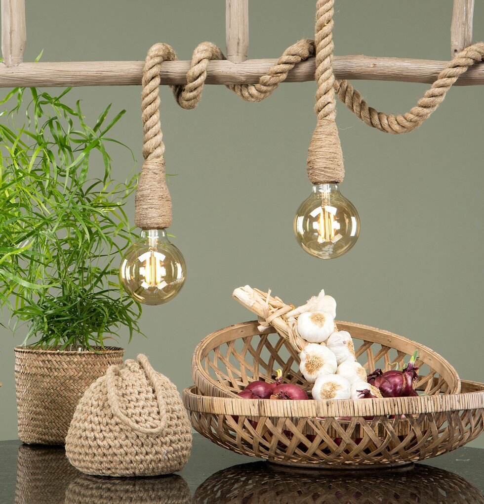 Lampa Rep Natur från A Lot Decoration med naturmaterial