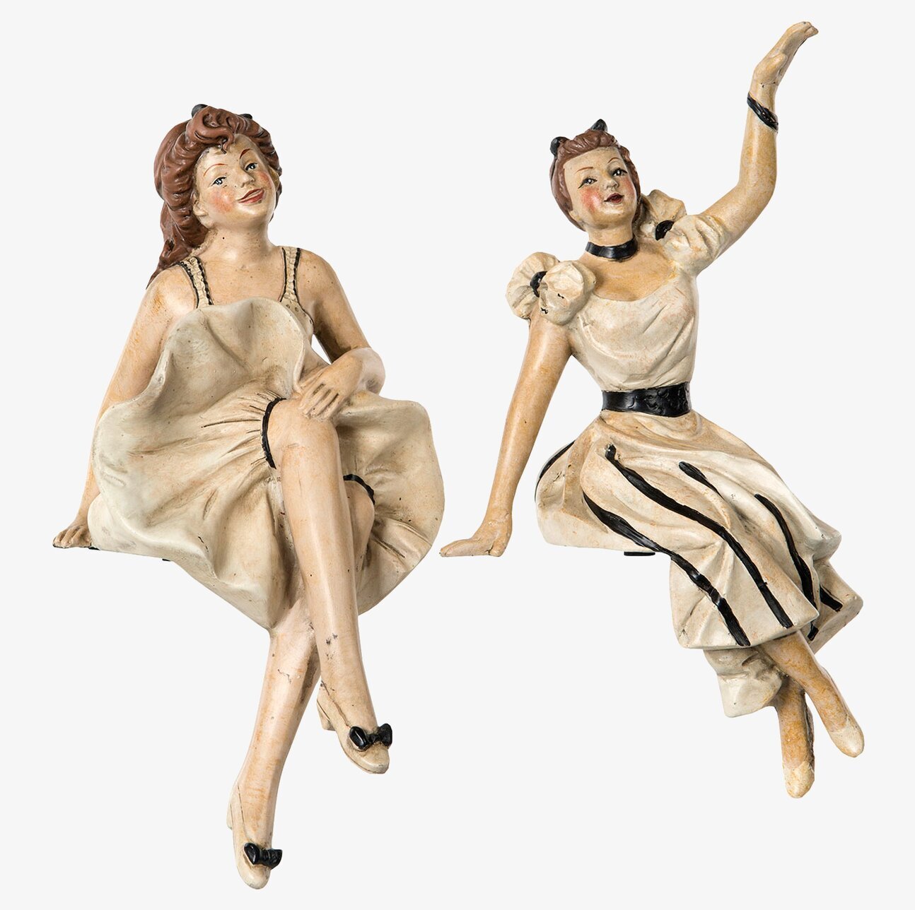 Bild av burleska figurer i elegant och livfull stil