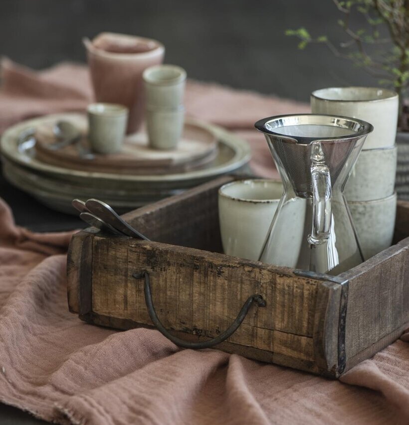 Trälåda Med Beslag & Handtag Unika från IB Laursen