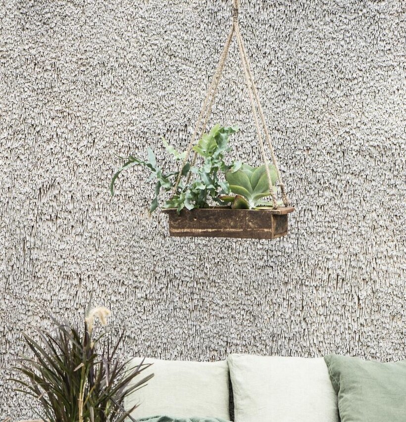 Hängande Träbricka Unika från IB Laursen med växter