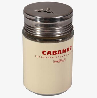 Bild av retro ströare med vaniljfärgad behållare