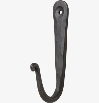 Bild av robust krok i smidesjärn med rustik känsla