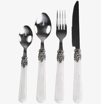 Bild av eleganta bestick med antik pärlemoreffekt