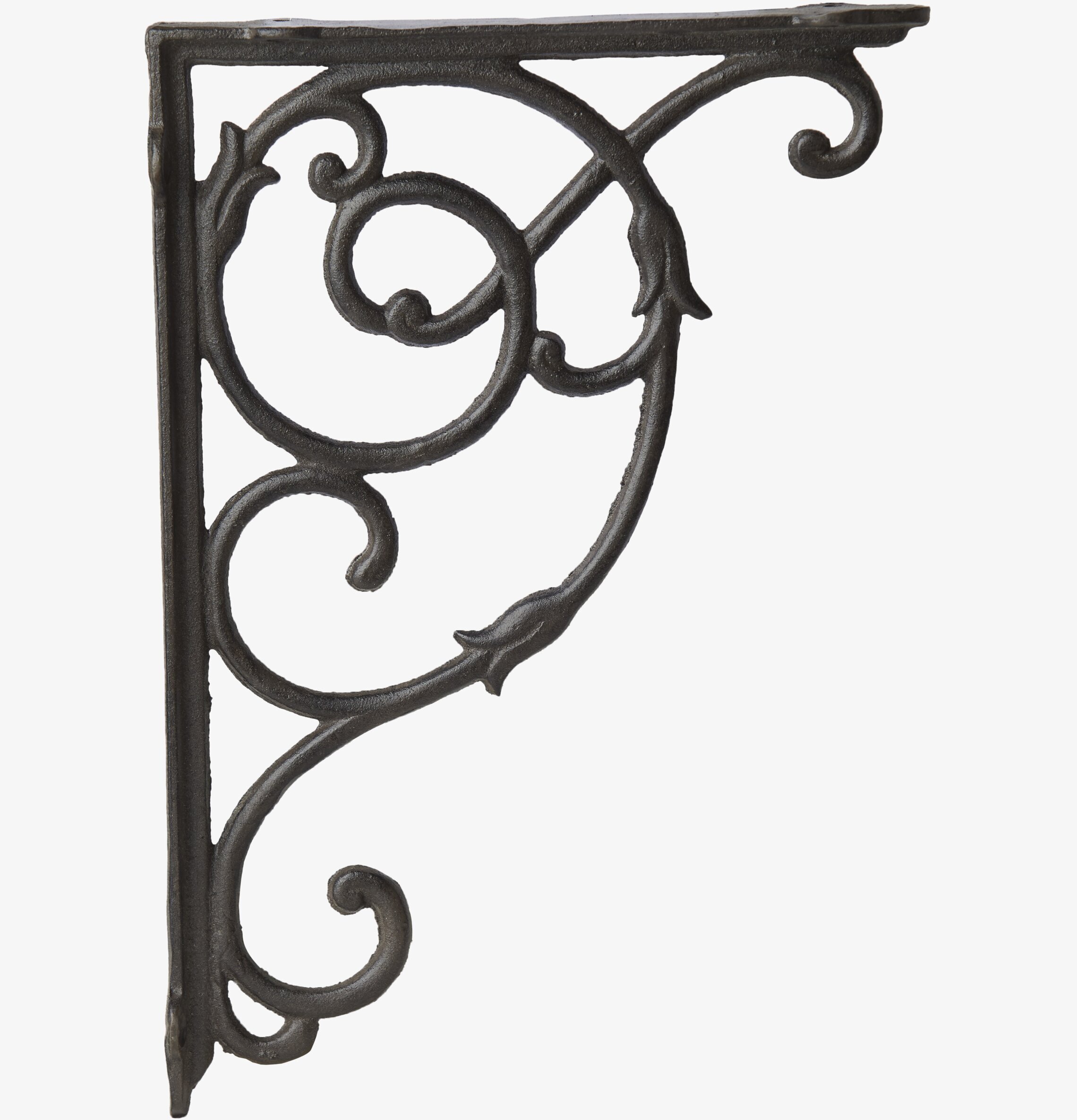 Bild av elegant konsol med snirklig design i svart