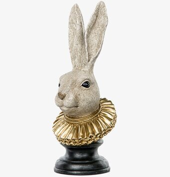 Bild av en dekorativ kaninbyst i Art Déco-stil