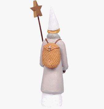 Foto av traditionell stjärngossefigur med detaljer