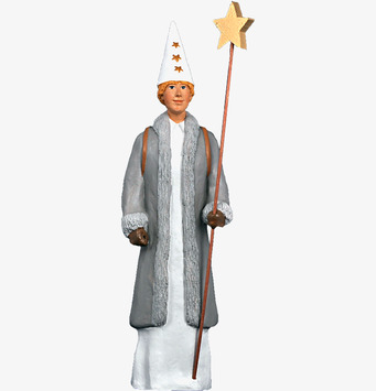 Bild av traditionell svensk Stjärngosse-figur