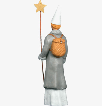 Bild av detaljerad stjärngosseskulptur med stjärna